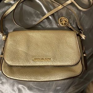 Gold Michael Kors purse